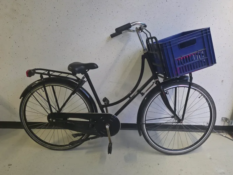 Omafiets Merkloos Dames — tweedehands stadsfiets