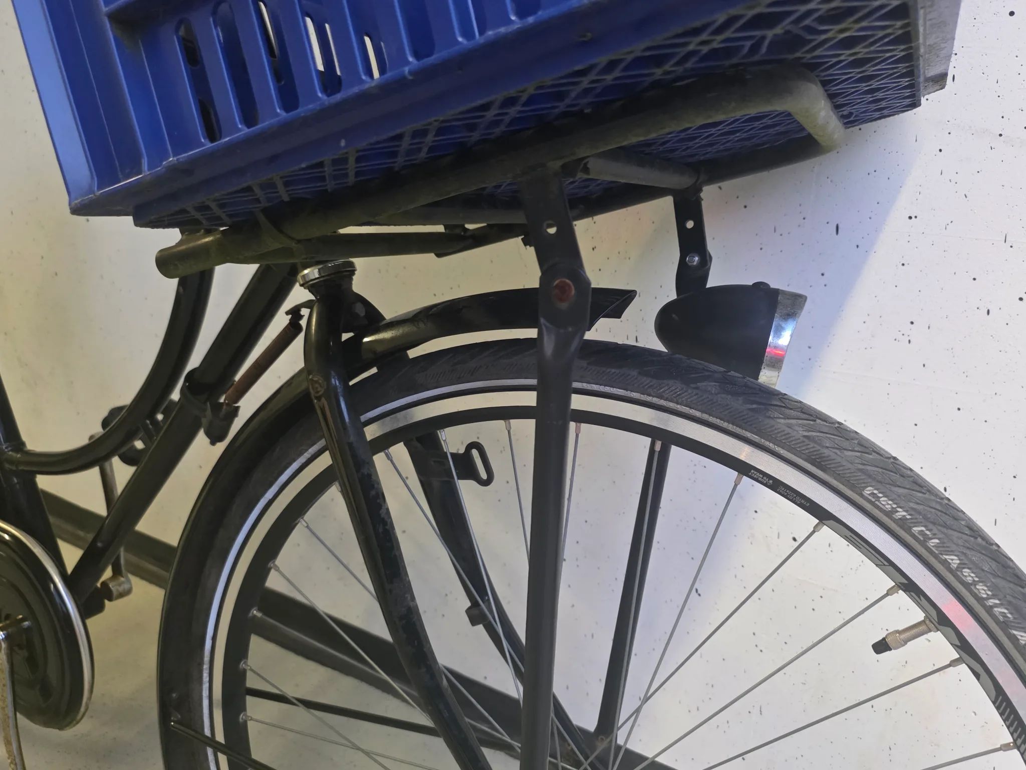 Omafiets Merkloos Dames — tweedehands stadsfiets