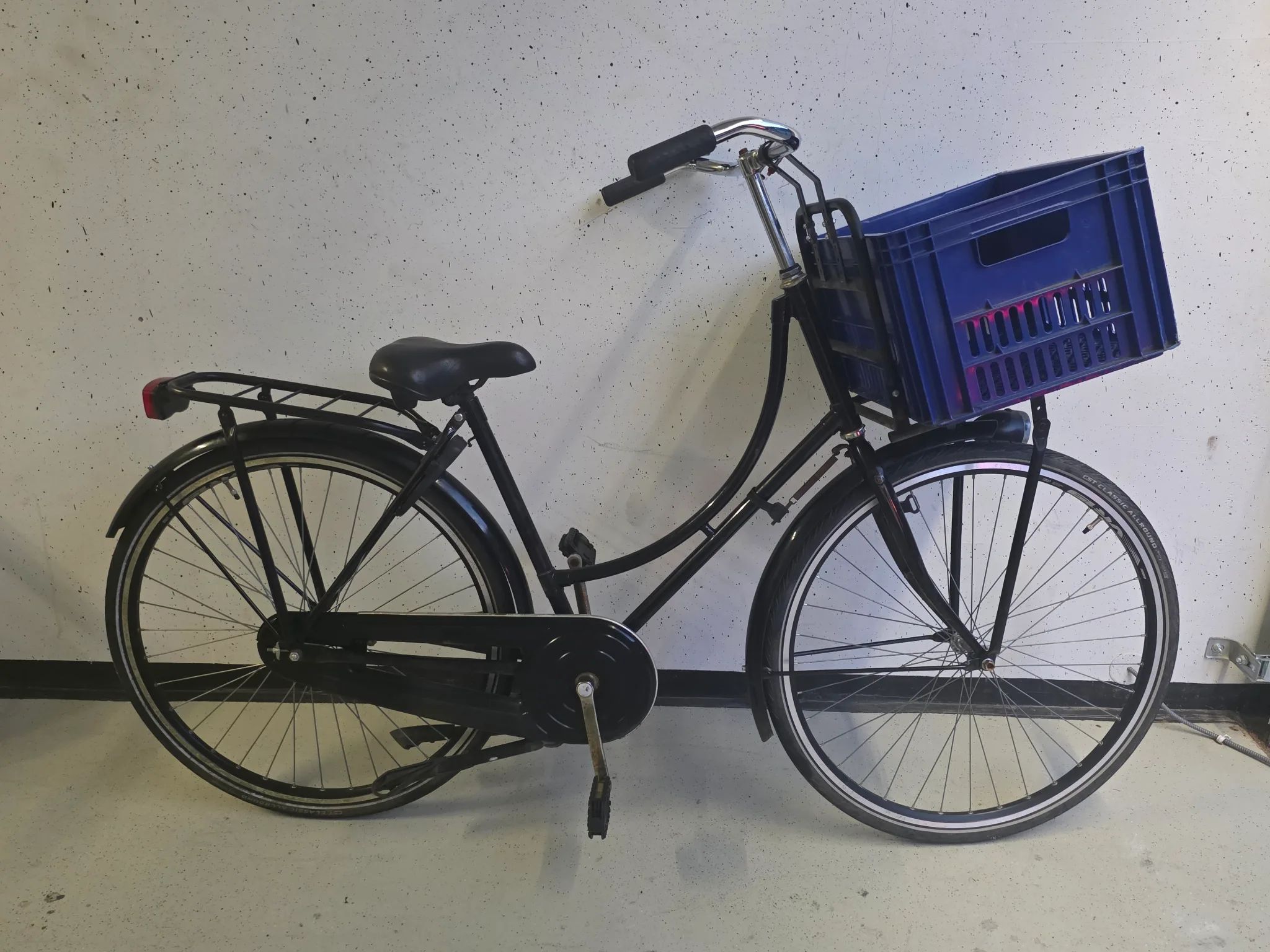 Omafiets Merkloos Dames — tweedehands stadsfiets